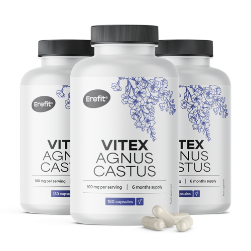 3x Niepokalanek pospolity 100 mg, razem 540 kapsułek